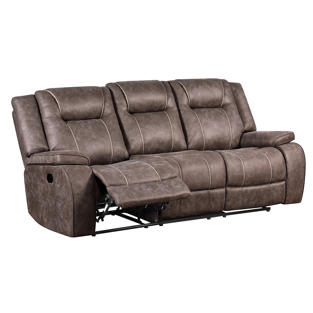 Picture of SHELTON MANUAL BROWN SOFA