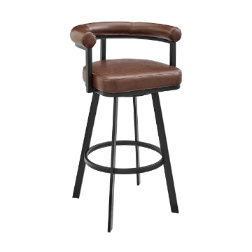 Picture of MAGNOLIA BLACK AND COFFEE 26" COUNTER STOOL