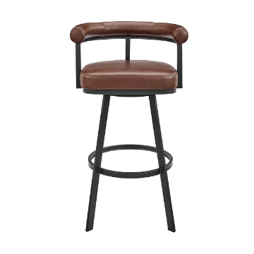 Picture of MAGNOLIA BLACK AND COFFEE 26" COUNTER STOOL