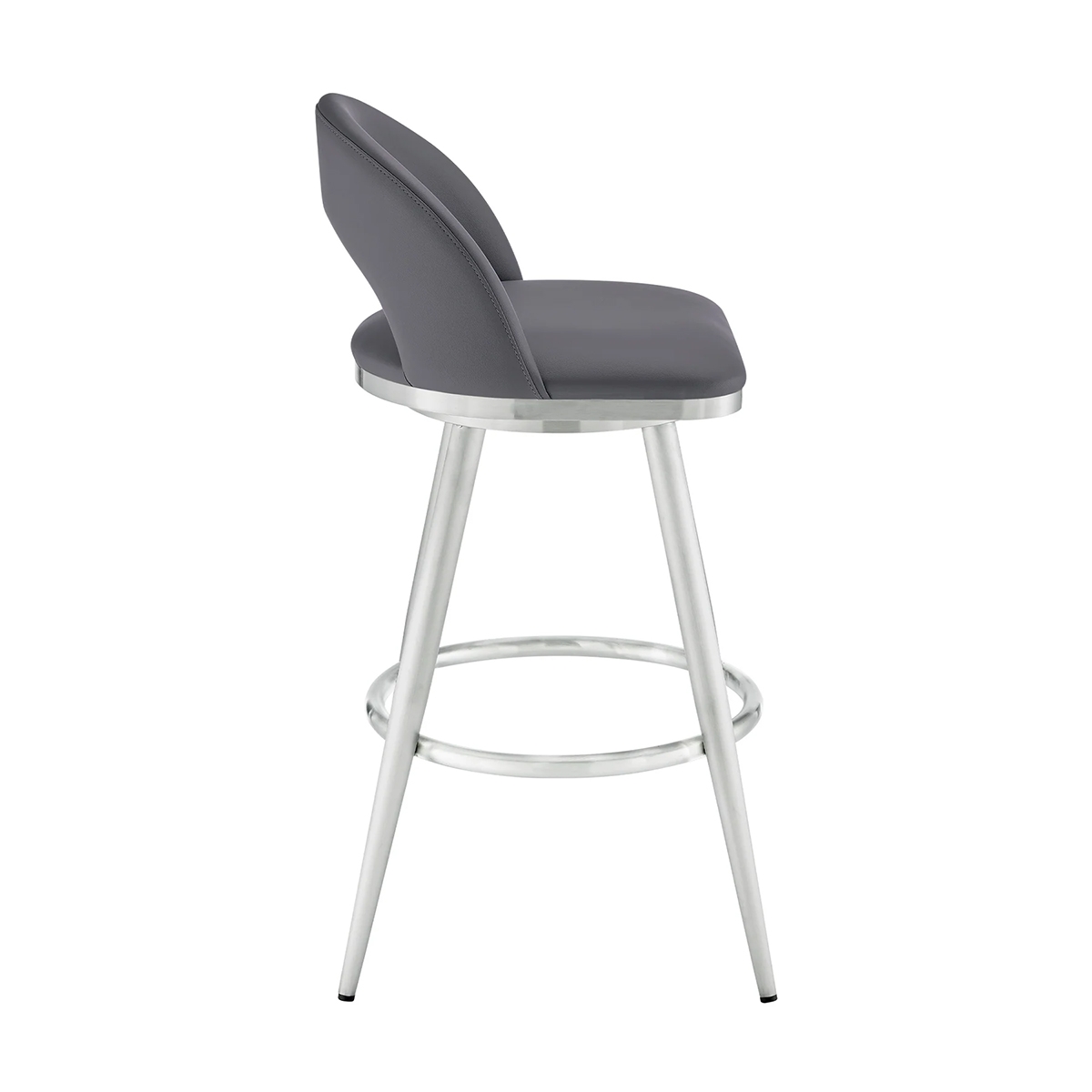 Picture of CHARLOTTE STEEL AND GREY 26" COUNTER STOOL