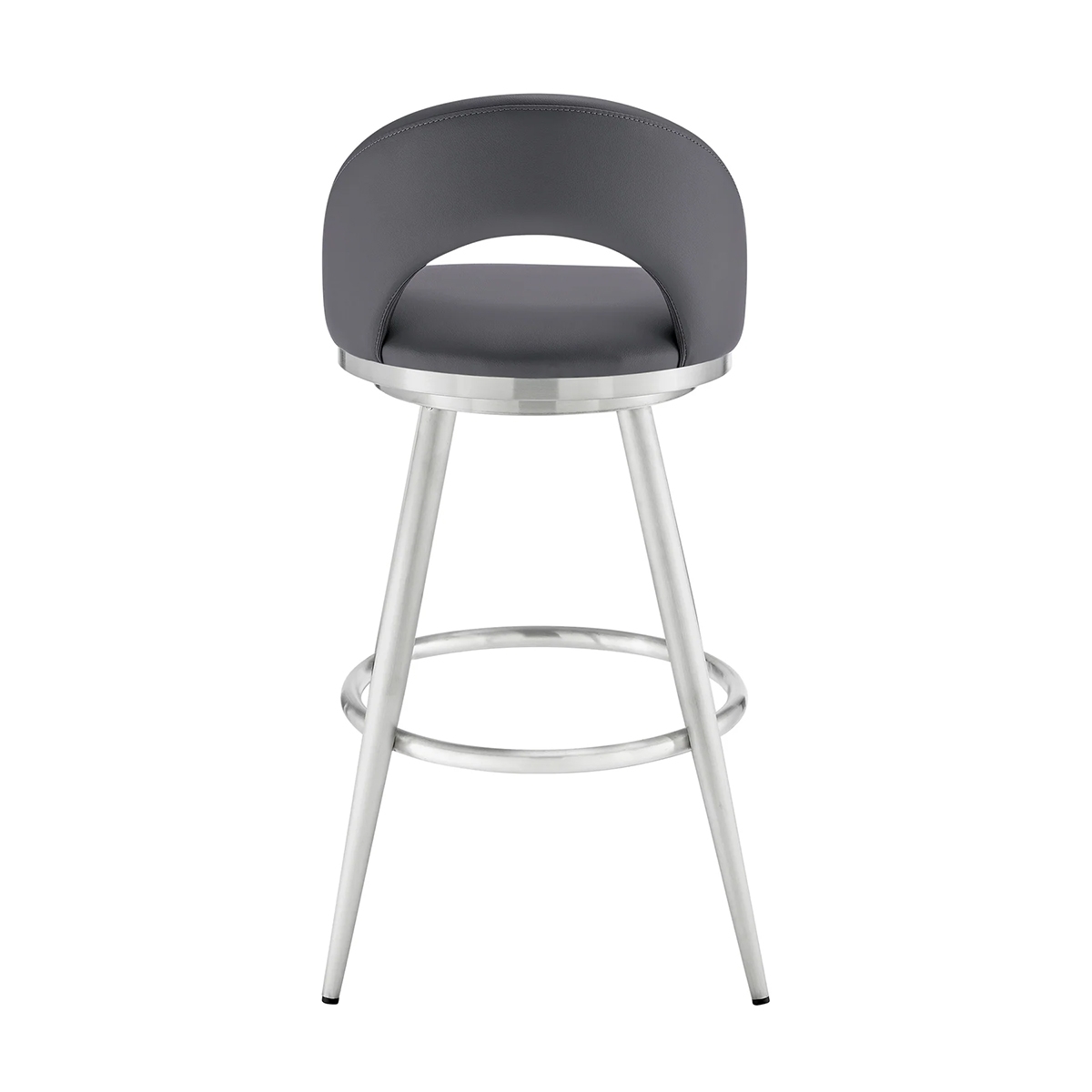 Picture of CHARLOTTE STEEL AND GREY 26" COUNTER STOOL
