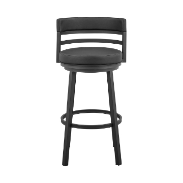 Picture of MADRID BLACK AND BLACK 26" COUNTER STOOL