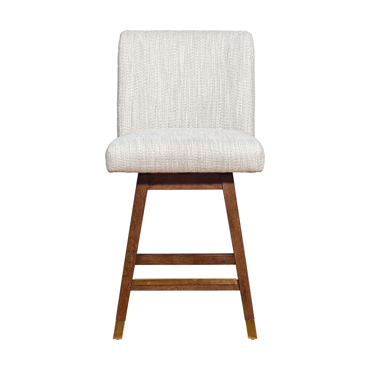 Picture of ISABELLA BROWN OAK AND BEIGE 26" COUNTER STOOL