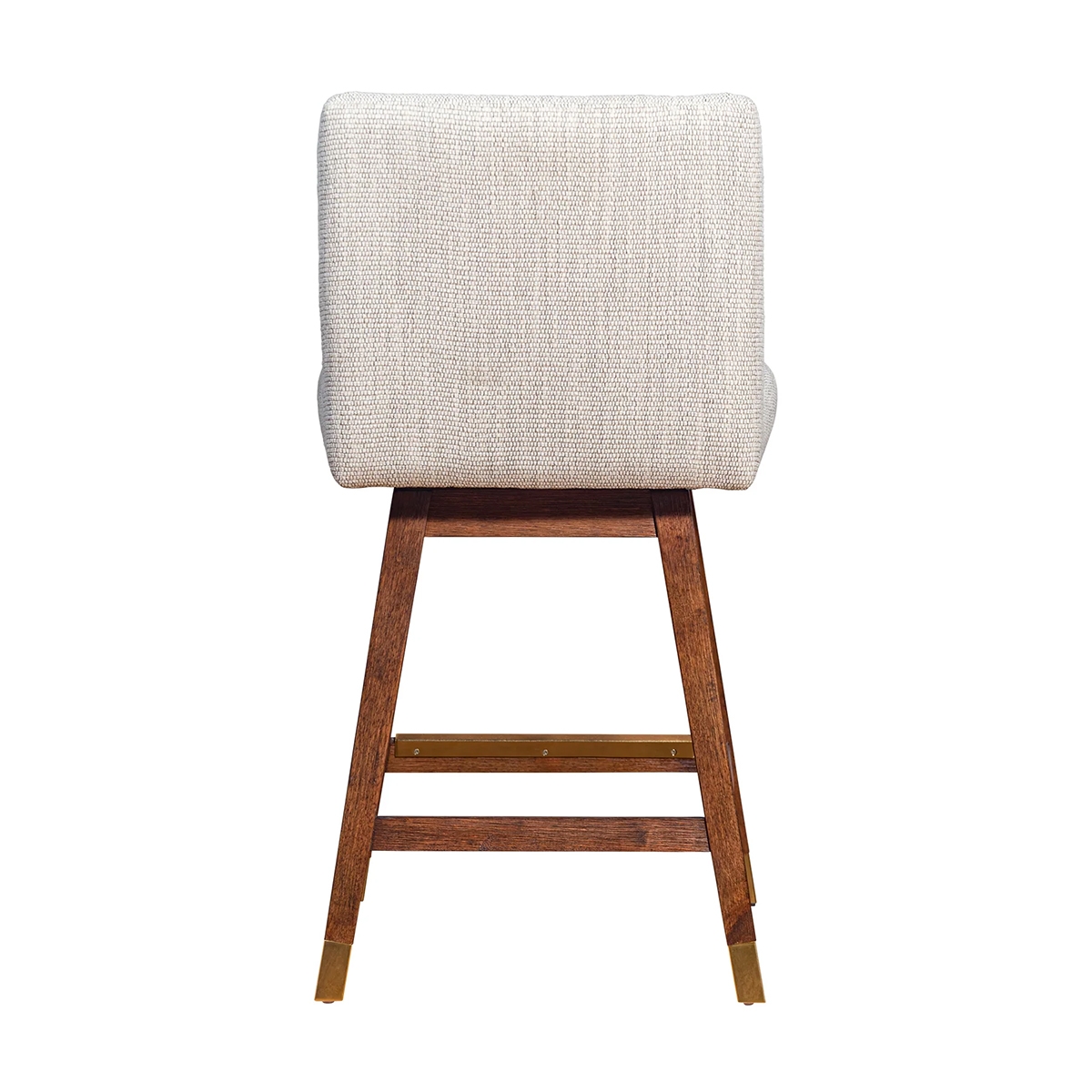 Picture of ISABELLA BROWN OAK AND BEIGE 26" COUNTER STOOL