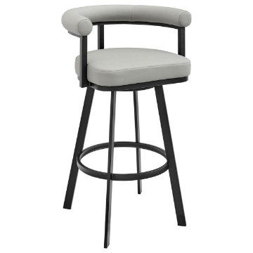 Picture of MAGNOLIA BLACK AND GREY 30" BARSTOOL