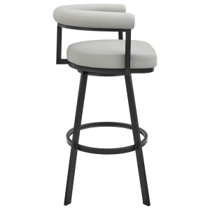 Picture of MAGNOLIA BLACK AND GREY 30" BARSTOOL