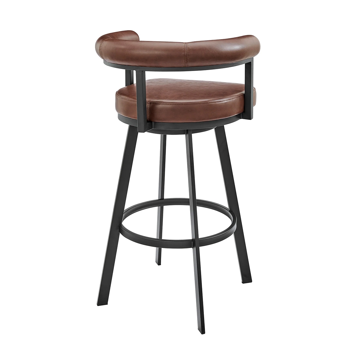 Picture of MAGNOLIA BLACK AND COFFEE 30" BARSTOOL