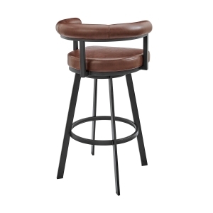 Picture of MAGNOLIA BLACK AND COFFEE 30" BARSTOOL