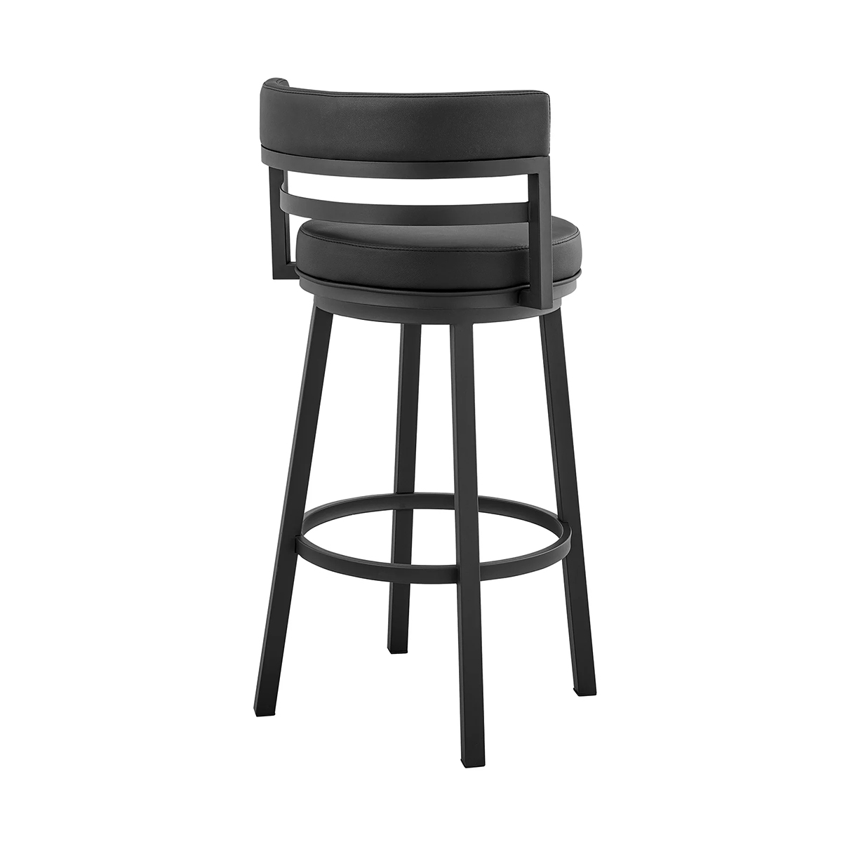 Picture of MADRID BLACK AND BLACK 30" BARSTOOL