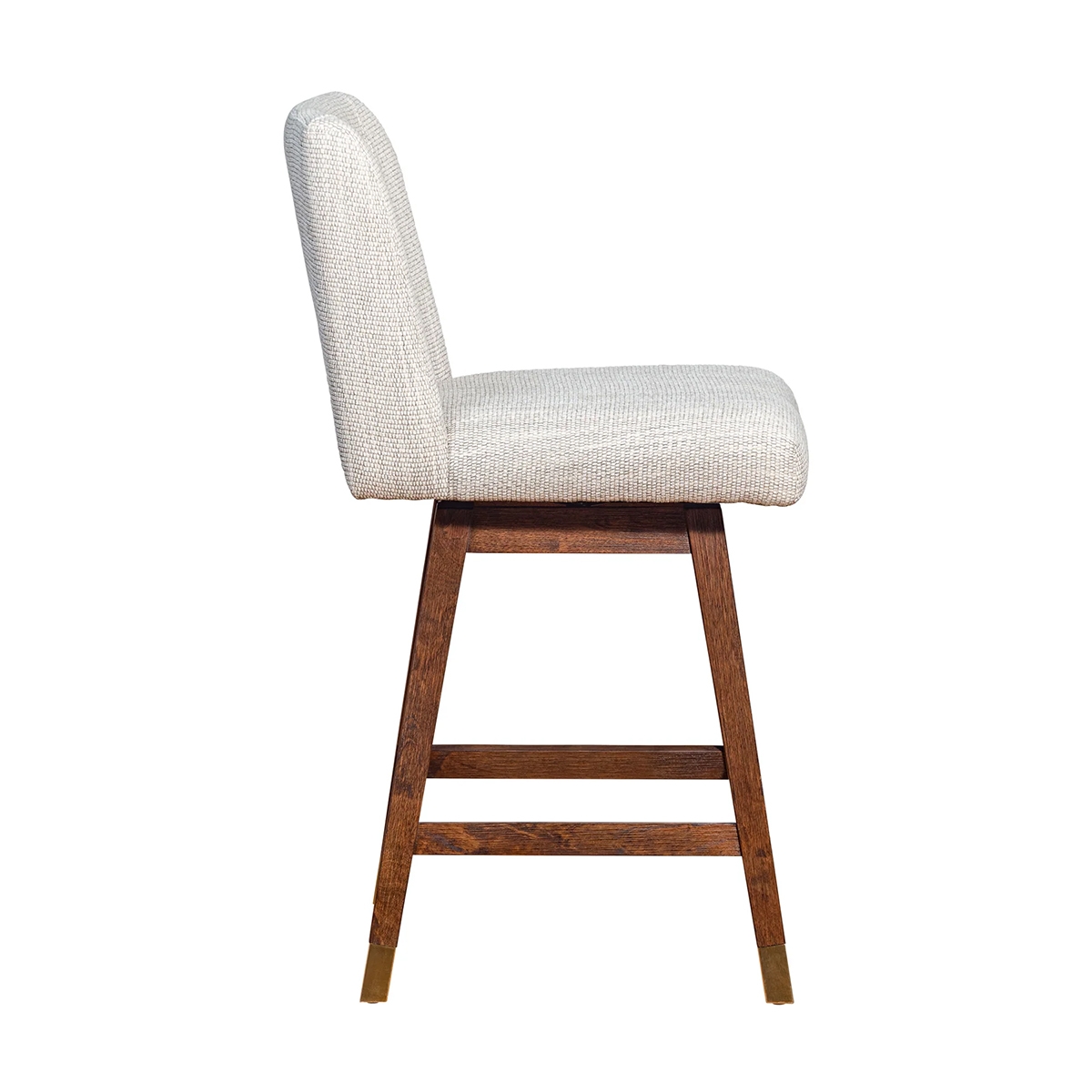 Picture of ISABELLA BROWN OAK AND BEIGE 30" BARSTOOL