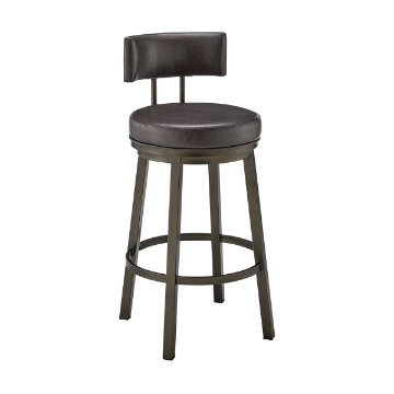 Picture of ZELDA MOCHA AND BROWN 26" COUNTER STOOL