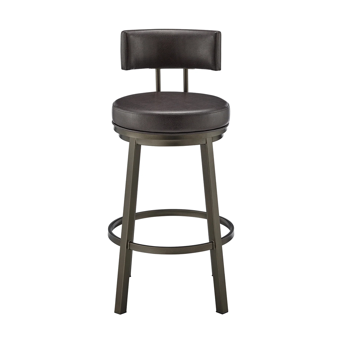 Picture of ZELDA MOCHA AND BROWN 26" COUNTER STOOL