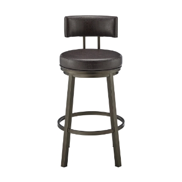 Picture of ZELDA MOCHA AND BROWN 26" COUNTER STOOL