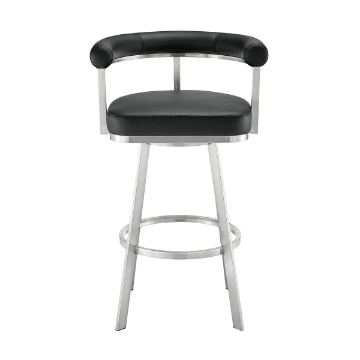 Picture of MAGNOLIA STEEL AND BLACK 26" COUNTER STOOL