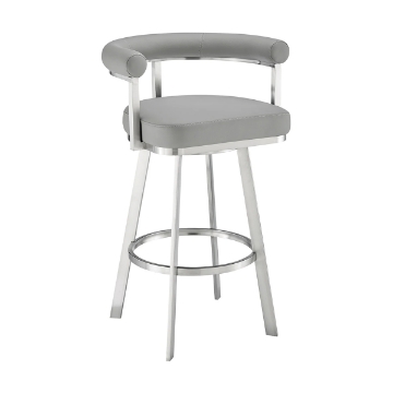 Picture of MAGNOLIA STEEL AND GREY 26" COUNTER STOOL