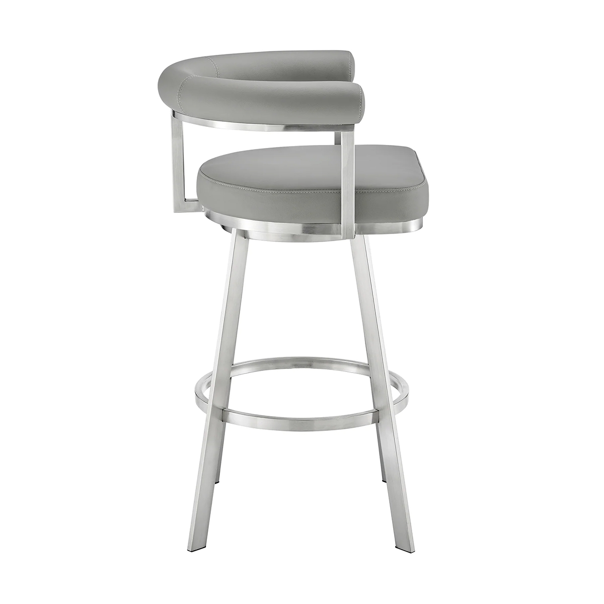 Picture of MAGNOLIA STEEL AND GREY 26" COUNTER STOOL