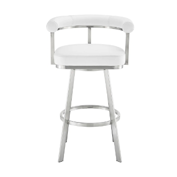 Picture of MAGNOLIA STEEL AND WHITE 26" COUNTER STOOL