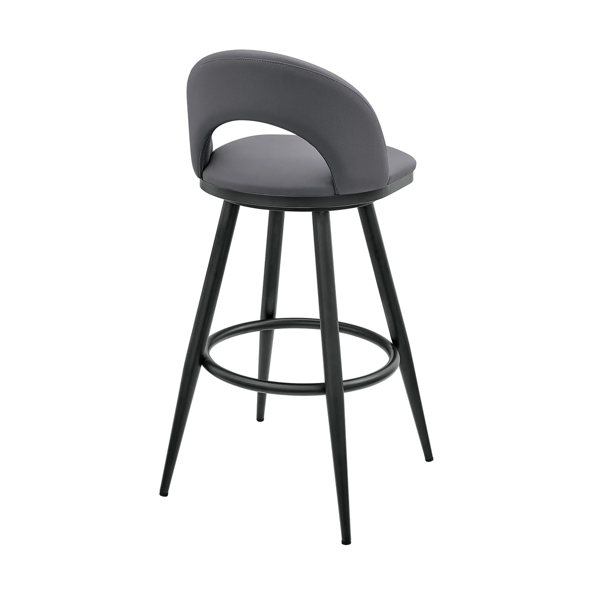 Picture of CHARLOTTE BLACK AND GRAY 26" COUNTER STOOL