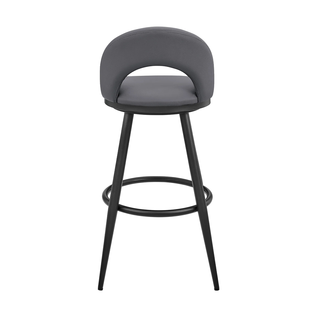 Picture of CHARLOTTE BLACK AND GRAY 26" COUNTER STOOL