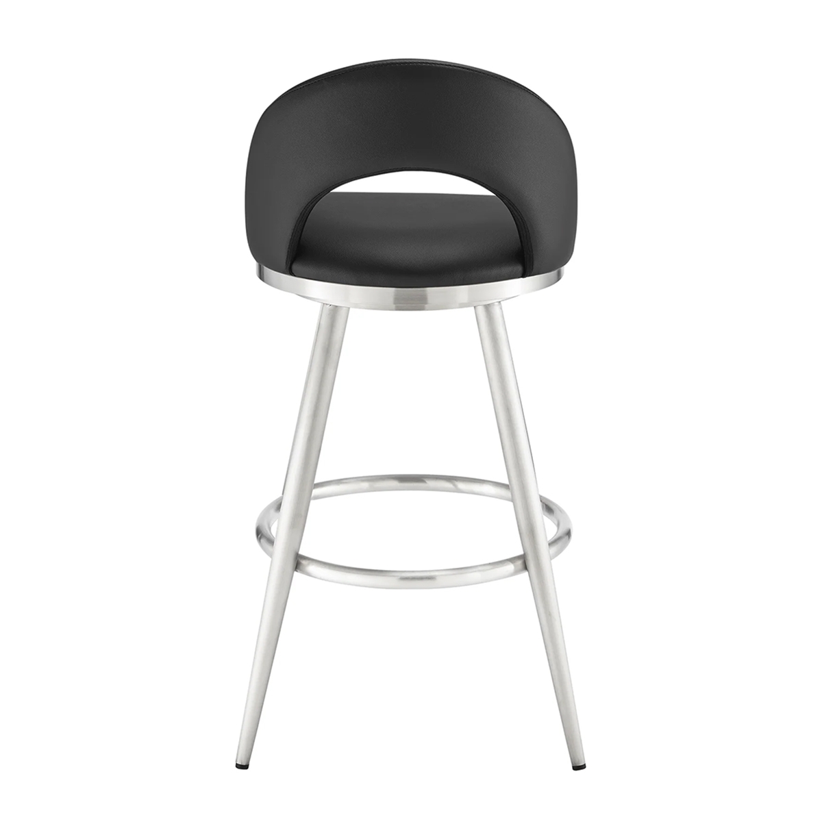 Picture of CHARLOTTE STEEL AND BLACK 26" COUNTER STOOL