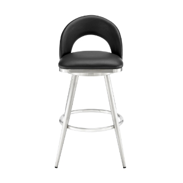 Picture of CHARLOTTE STEEL AND BLACK 30" BARSTOOL