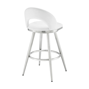 Picture of CHARLOTTE STEEL AND WHITE 30" BARSTOOL