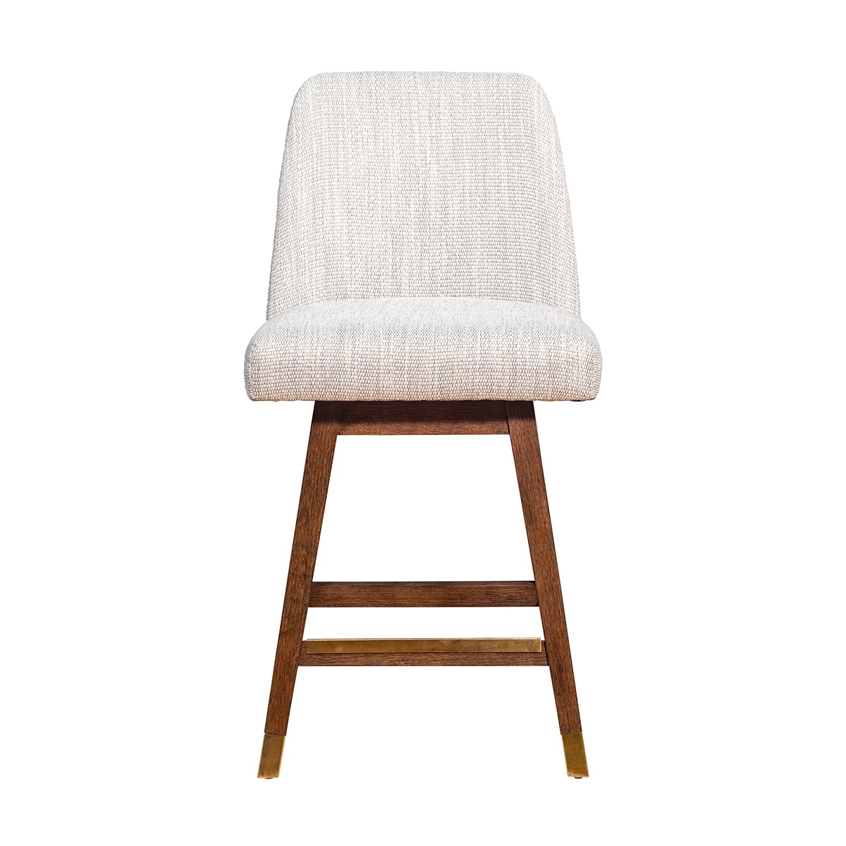 Picture of AMELIA BROWN OAK AND BEIGE 26" COUNTER STOOL