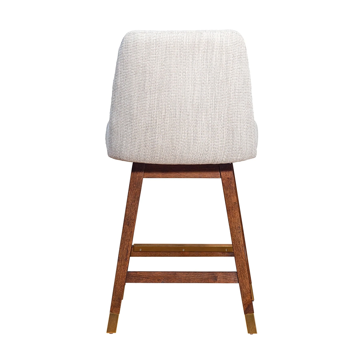 Picture of AMELIA BROWN OAK AND BEIGE 26" COUNTER STOOL