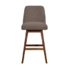 Picture of AMELIA BROWN OAK AND TAUPE 26" COUNTER STOOL