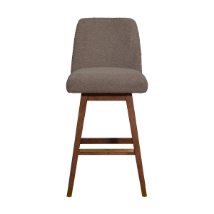 Picture of AMELIA BROWN OAK AND TAUPE 26" COUNTER STOOL