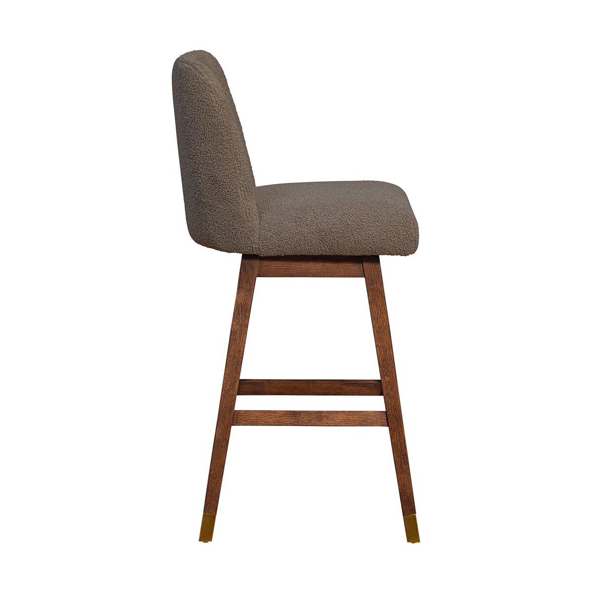 Picture of AMELIA BROWN OAK AND TAUPE 26" COUNTER STOOL