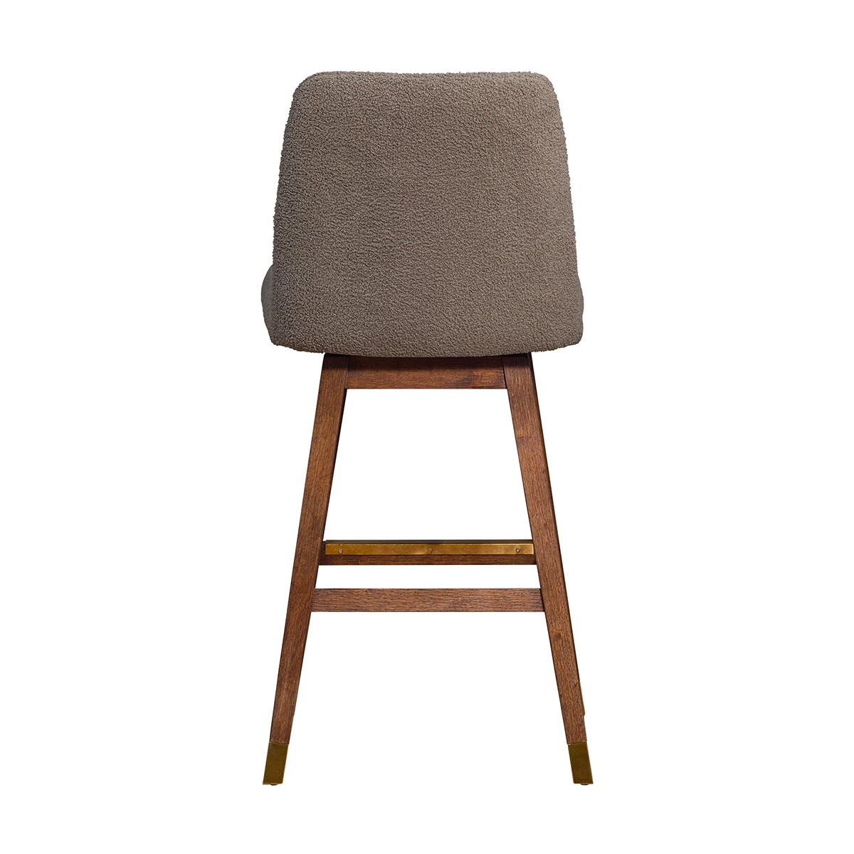 Picture of AMELIA BROWN OAK AND TAUPE 26" COUNTER STOOL