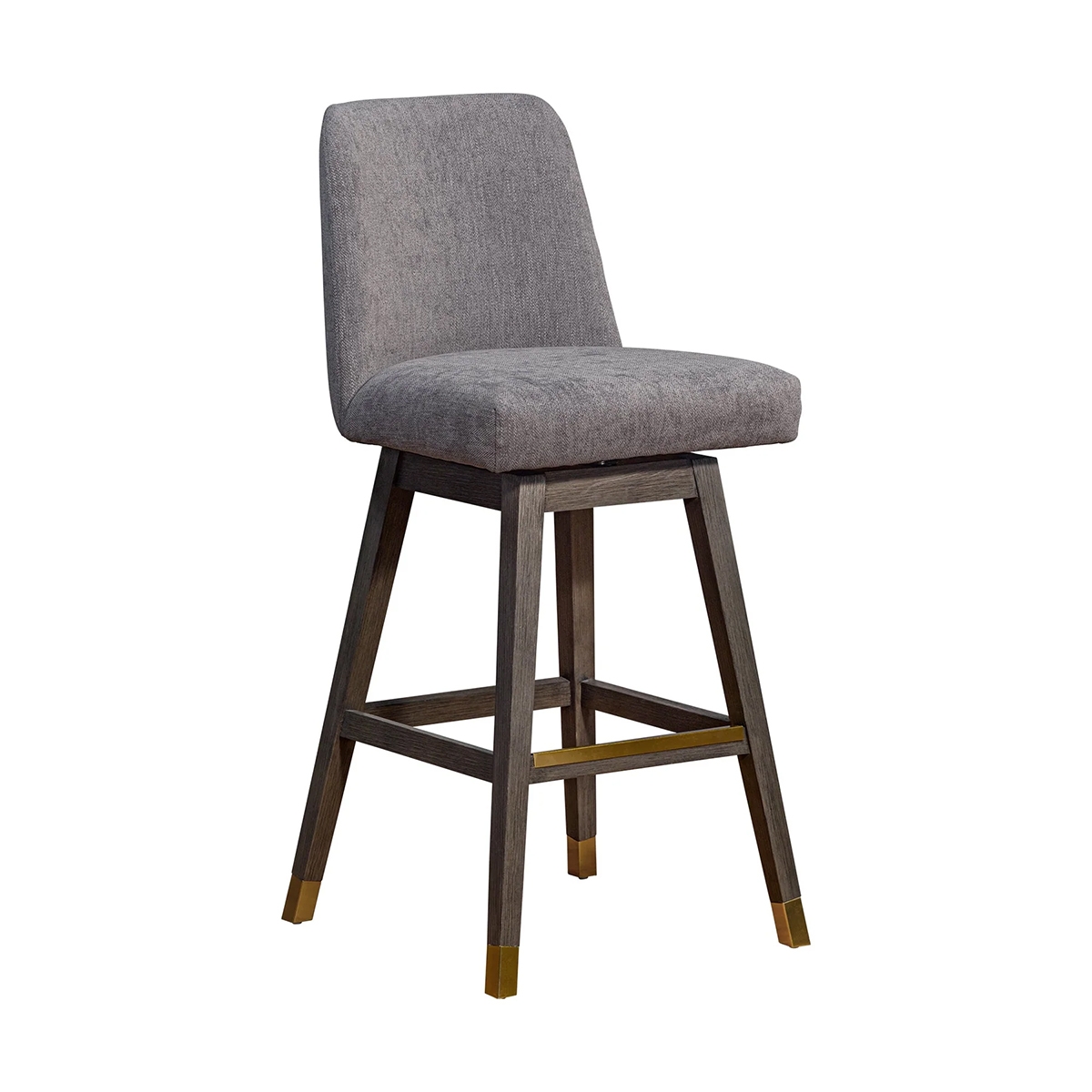 Picture of AMELIA GREY OAK AND MOCHA 26" COUNTER STOOL