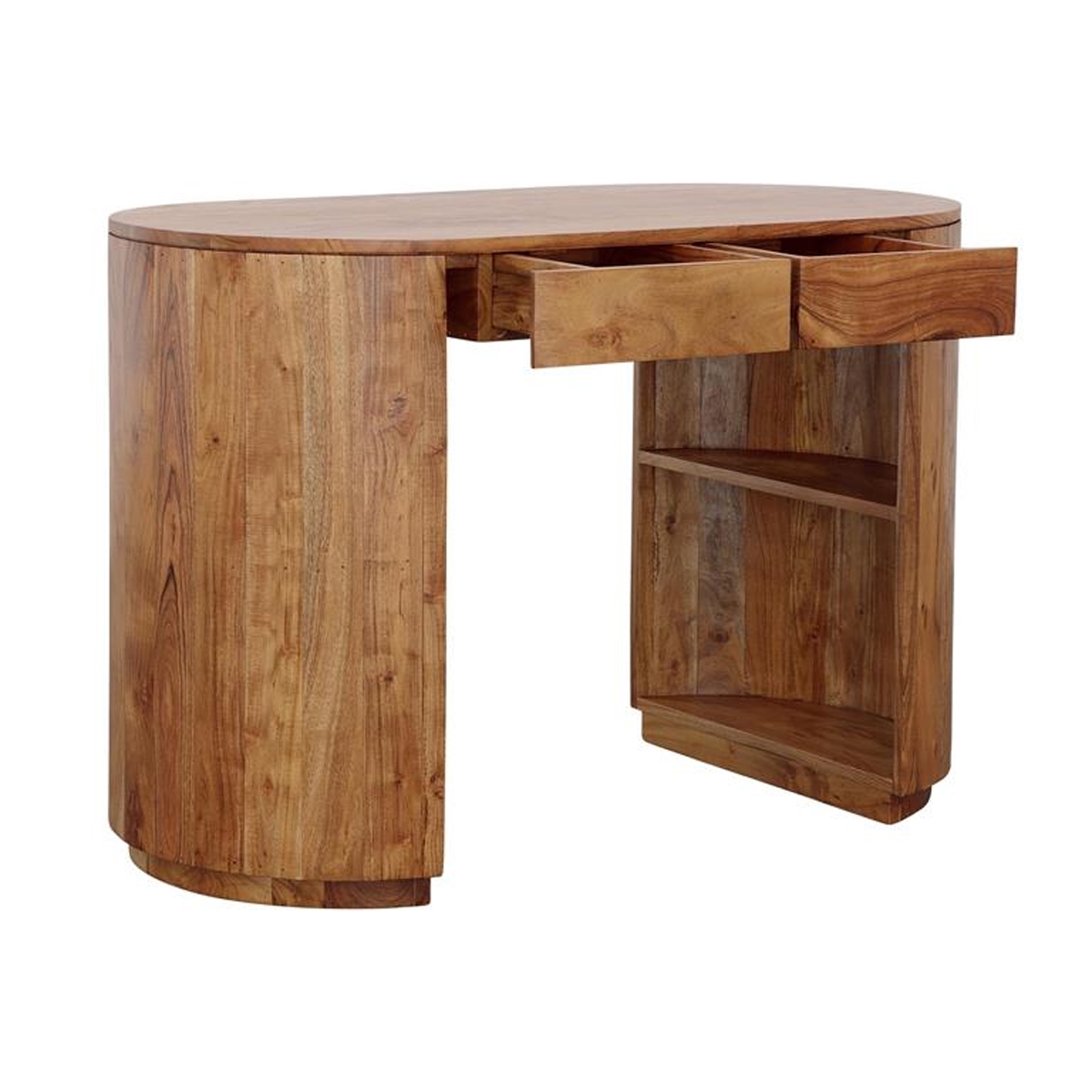 Picture of OVAL 2 DRAWER WRITING DESK