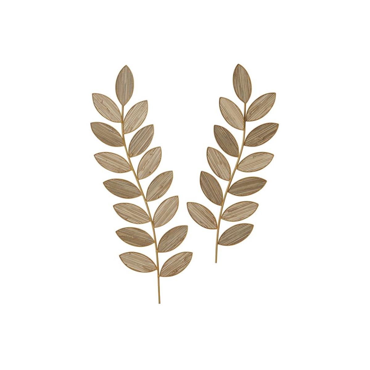 Picture of SET OF 2 METAL LEAF WALL DECOR