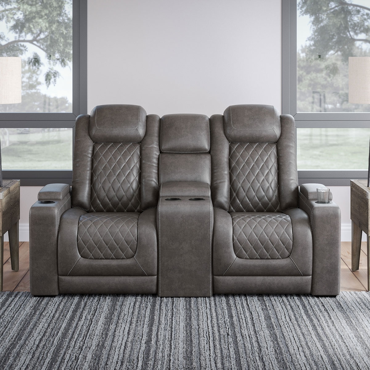 Picture of JAXON CONSOLE LOVESEAT WITH POWER HEADREST