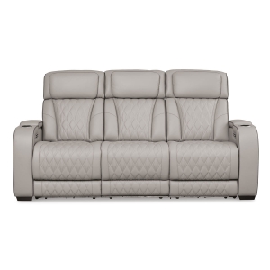 Picture of OPTIMUS GREY SOFA W/POWER HEADREST