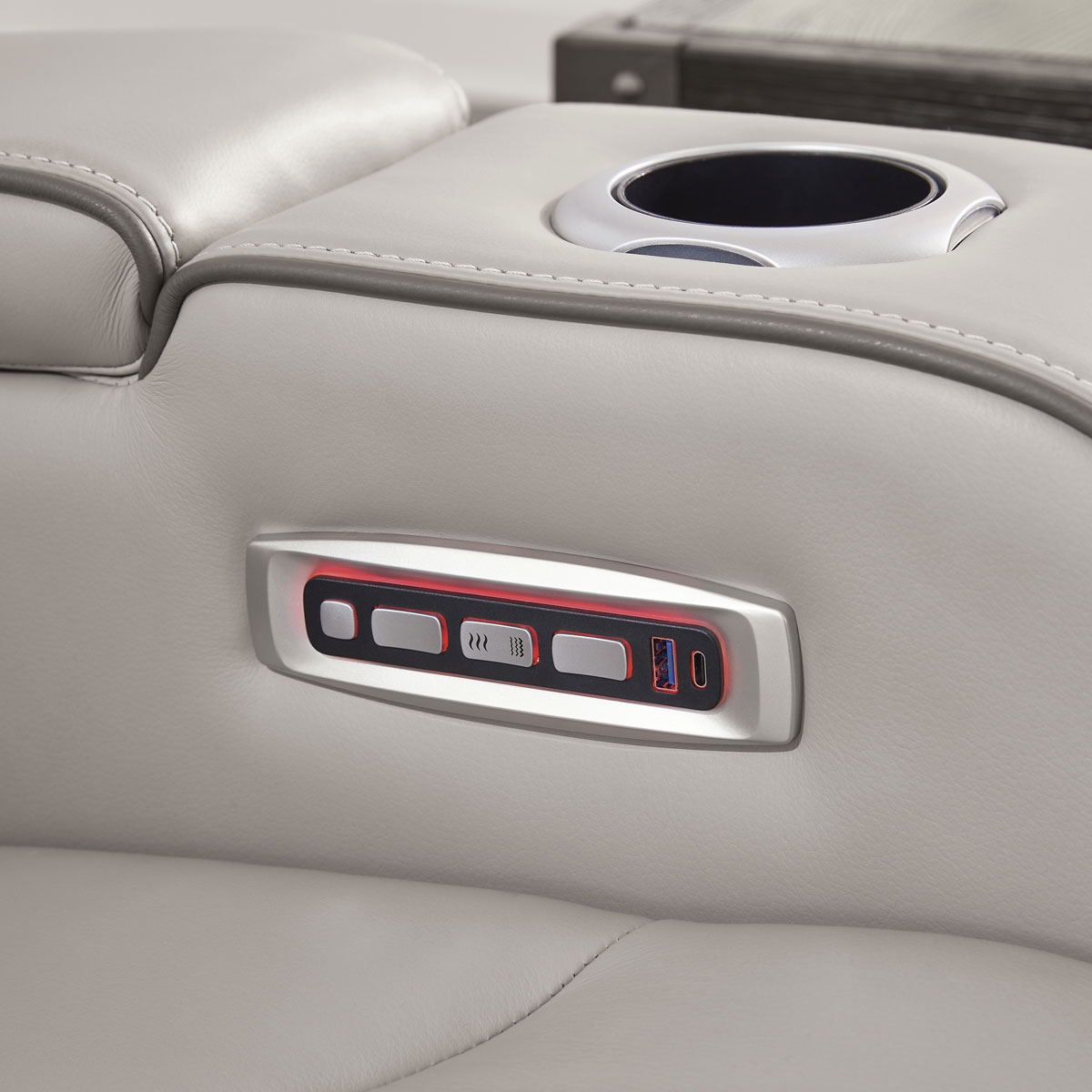 Picture of OPTIMUS GREY RECLINER W/PHR