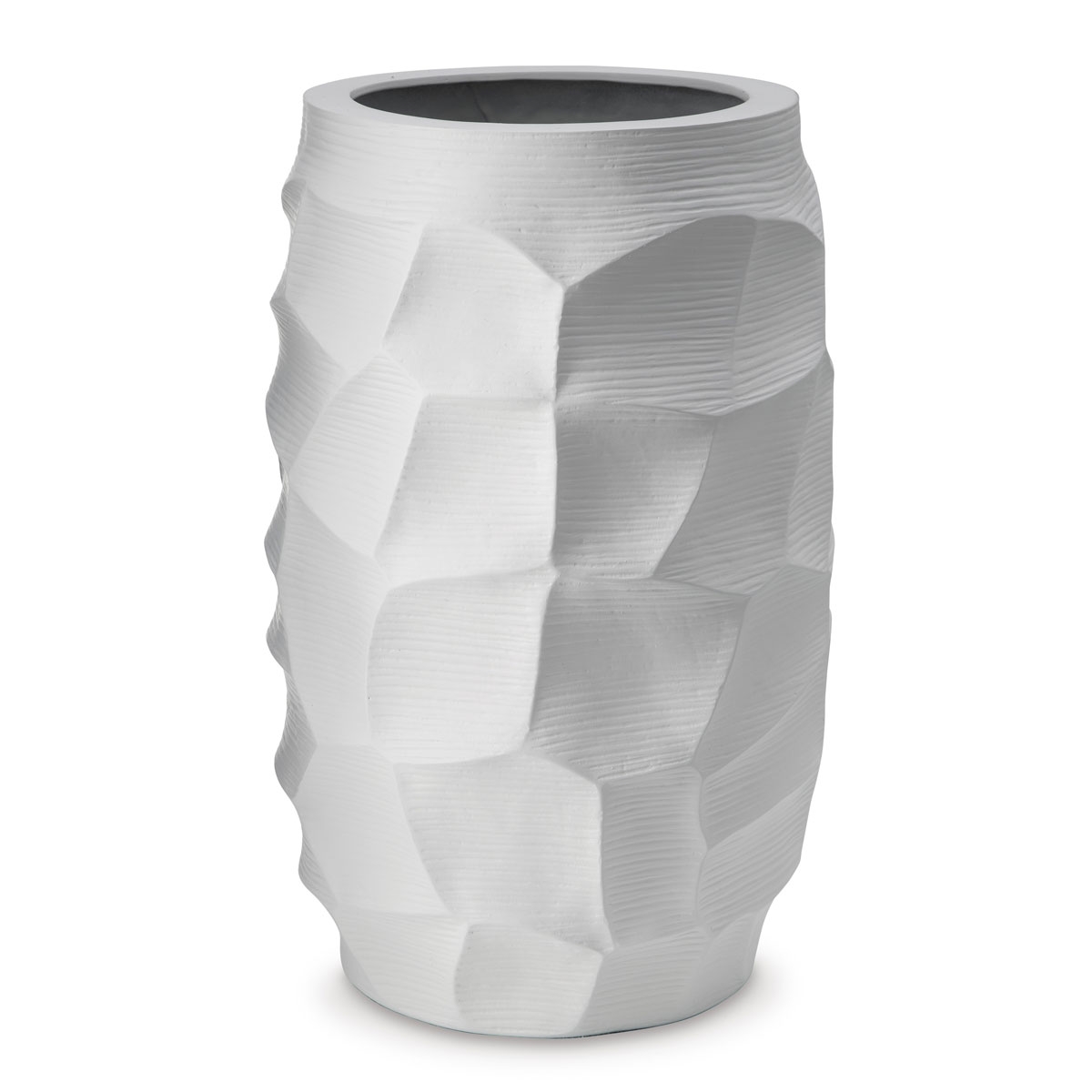 Picture of PATENLEIGH WHT TEXTURED VASE