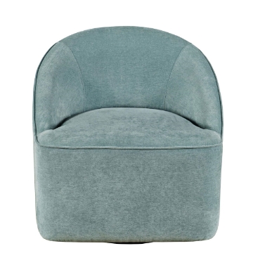 Picture of LULU TEAL SWIVEL CHAIR