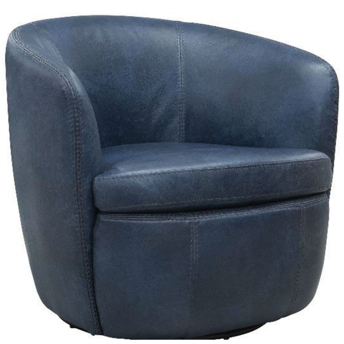 Picture of BAROLO NAVY LEATHER SW CHAIR