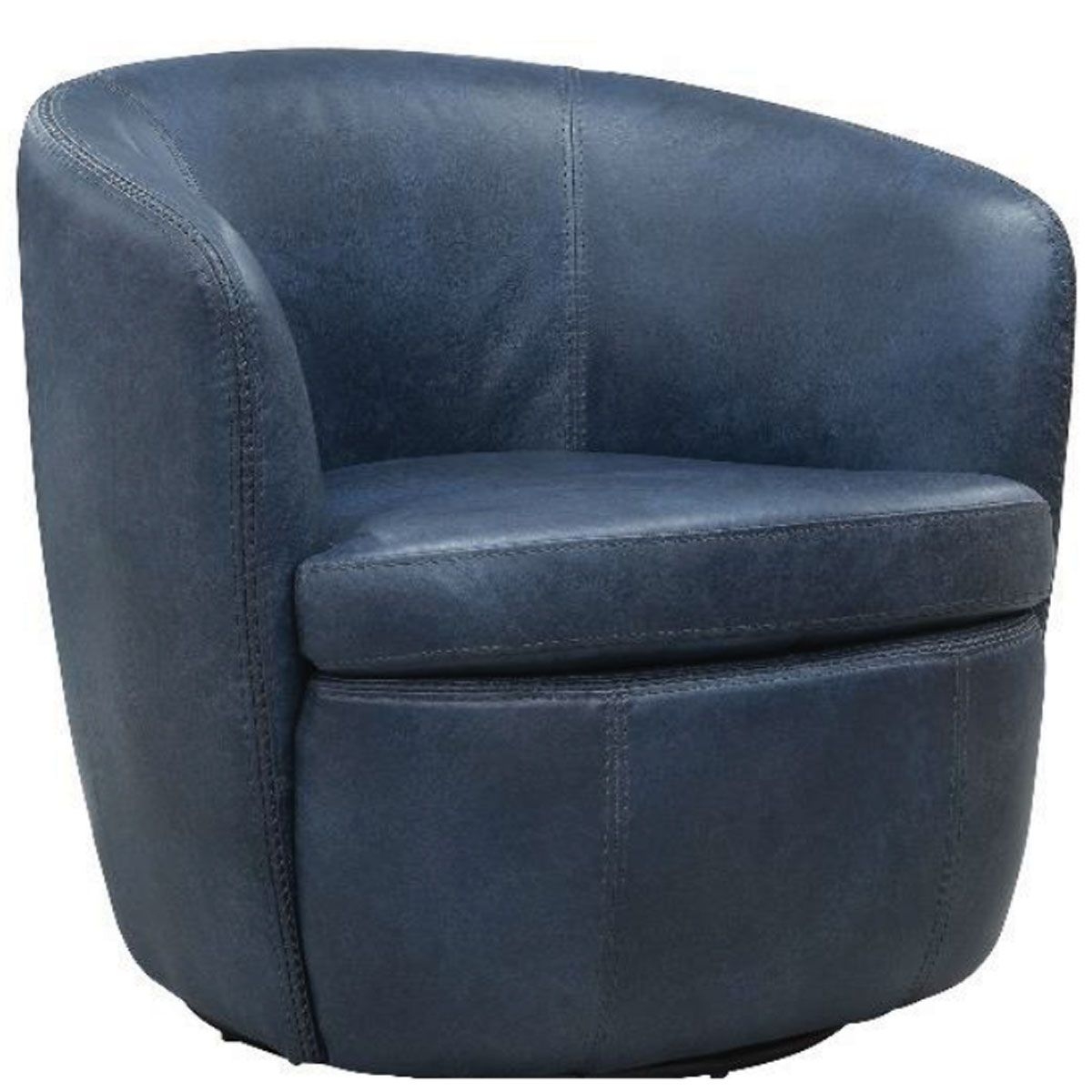 Picture of BAROLO NAVY LEATHER SW CHAIR