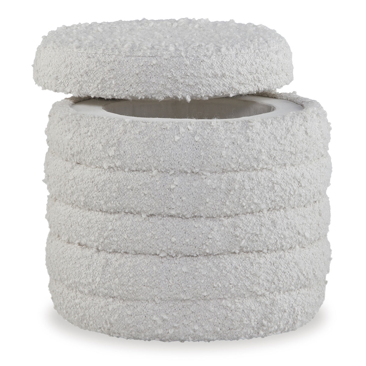Picture of BOUCLE STORAGE OTTOMAN