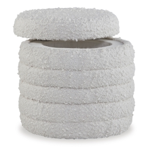 Picture of BOUCLE STORAGE OTTOMAN