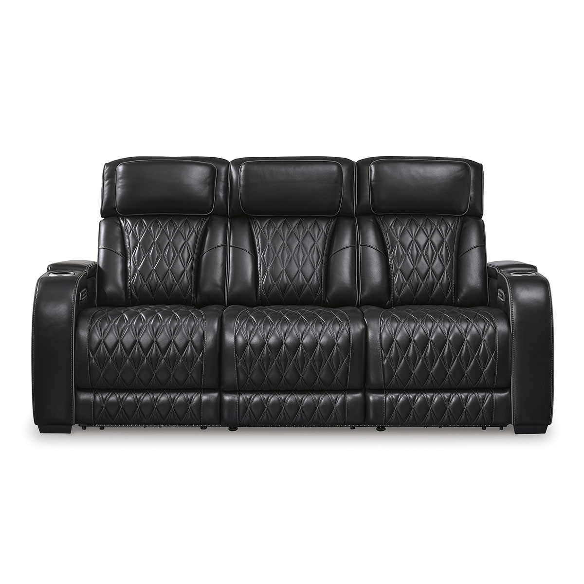Picture of OPTIMUS BLACK SOFA W/POWER HEADREST