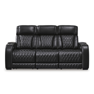 Picture of OPTIMUS BLACK SOFA W/POWER HEADREST
