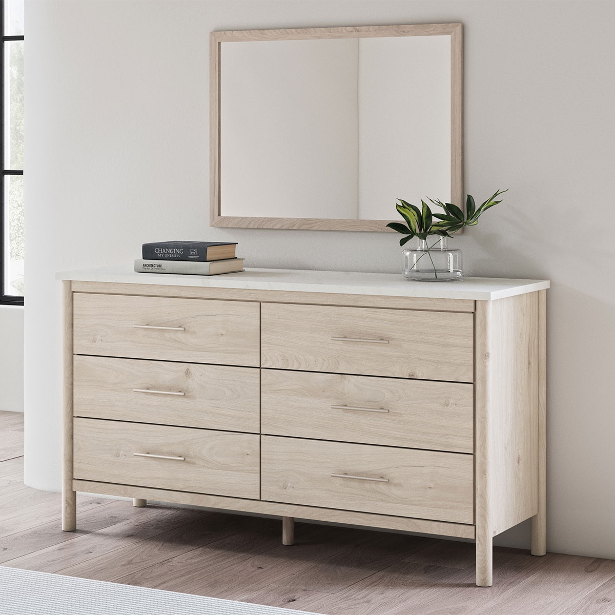 Picture of CASHMERE DRESSER AND MIRROR