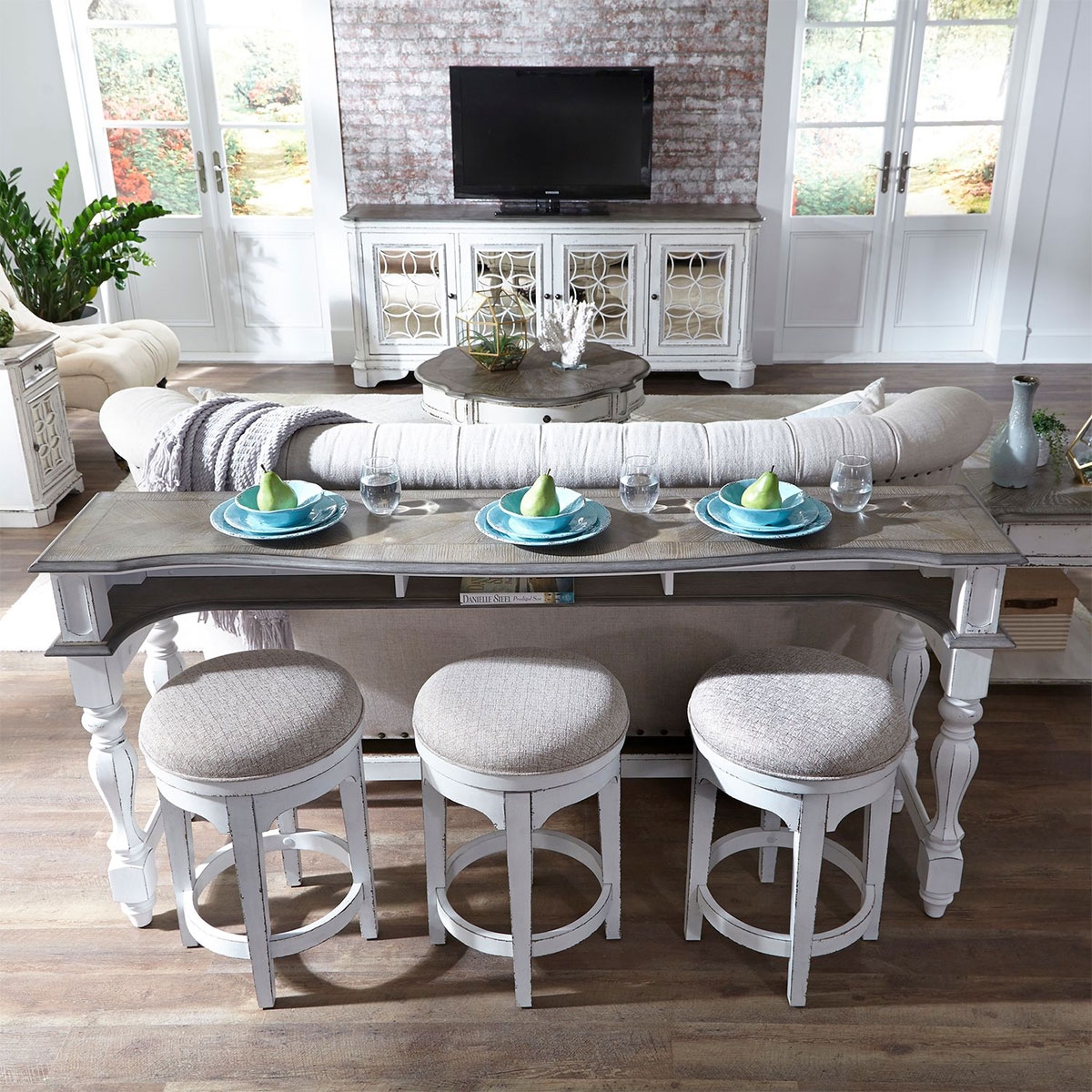 Picture of OLYMPIA CONSOLE BAR & 3 STOOLS
