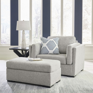 Picture of EVANSLEY PEWTER OTTOMAN