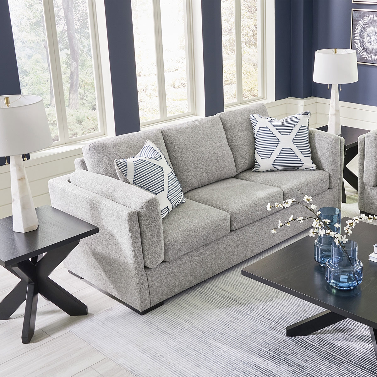 Picture of EVANSLEY PEWTER SOFA